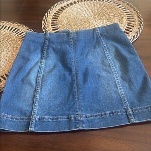 Jolt women’s jeans mini skirt size small